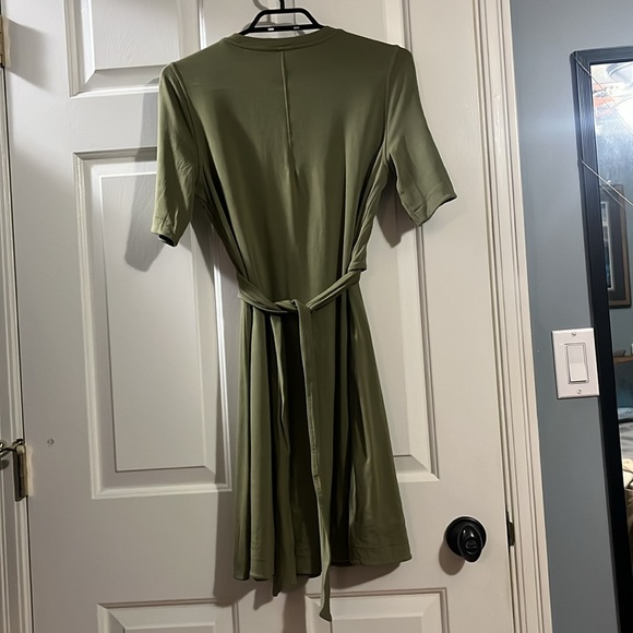 Lululemon Cotton Wrap-Front T-Shirt Dress - Picture 6 of 6